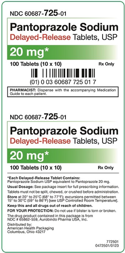 20 mg Pantoprazole Sodium Delayed-release Tablets Carton (20 mg Carton)